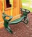 Eastern Jungle Gym Heavy-Duty Plastic Horse Glider Swing Seat Set Including Back-to-Back Glider for Two Kids and Brackets