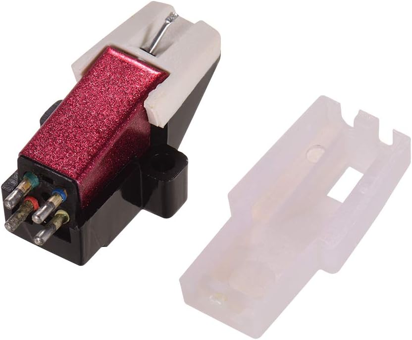 Muslady Phonograph Turntable Cartridge with Conical Stylus 1/2 Inch
