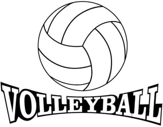 Wandsticker Wandbild Cooler Volleyballwandtattoo Für Wohnzimmer