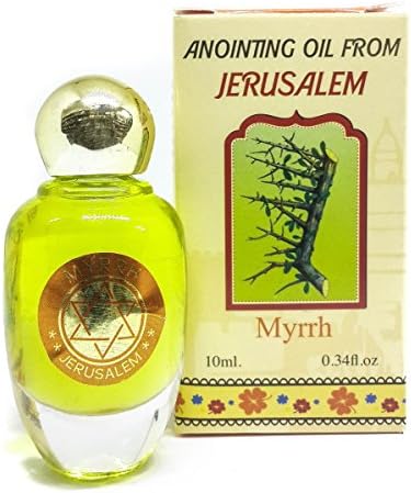 Myrrh Anointing Oil Bottle Jerusalem Mirra Fragrance Oil Biblical Spices 10ml
