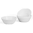 LaGlint 25oz Opal Glass Cereal Bowl Set Of 4 - Square, Microwave & Dishwasher Safe