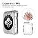 Apple Watch Series 2 Case 38mm, Alritz Crystal Clear TPU Protector Slim Anti-scratch Bumper Cover for iWatch Series 2 Series 1, 2 Pack