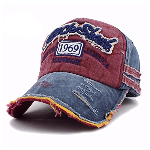 Rock Shark Kingston 1969 Jamaica Distressed Vintage Trucker Baseball Cap Snapback Sports Outdoors Hat