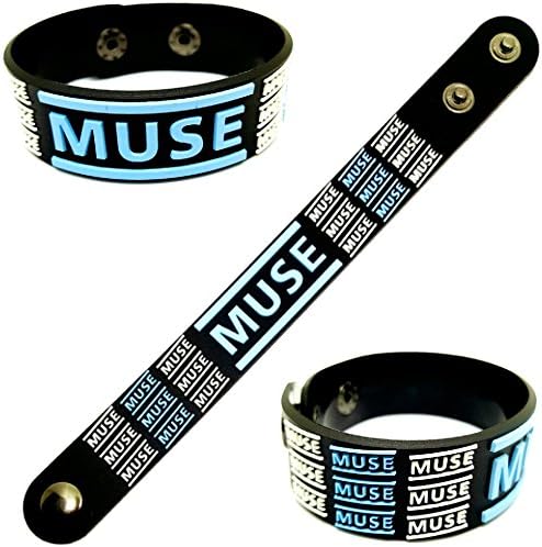 1 Pcs. MUSE Hard Core Heavy Metal Punk Rock Music Band Logo Symbol Sign Rubber Silicone Bracelet Wristband by BEST EXPO