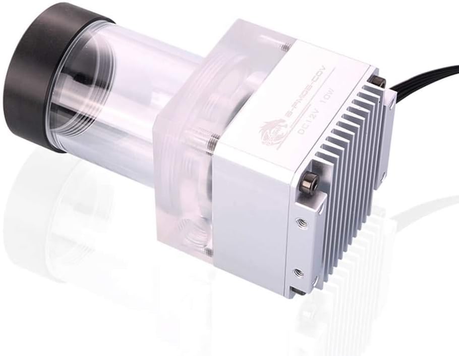 Bykski DDC Pump / 66mm Reservoir Combo w/Armor - Silver (B-PMD3-COV+CT66)