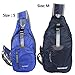 WASING Military Sport Pack Shoulder Sling Backpack Men Women Chest Gym Bag,Rover Sling Pack Chest Pack (L-jewelryblue)