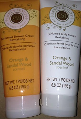 Ennce Beauty Orange &amp; Sandal Wood scented shower and body cream