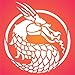 Dragon Head Stencil, 3 x 3.25 inch (XS) - Halloween Asian Oriental Chinese Japanese Wall Stencils for Painting Template