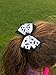 Sportybella - Soccer Hair Accessories Set: Adorable Black and White Soccer Ball Prints - Hair Bows, Ponytail Holders - Gift for Girls Soccer Enthusiasts