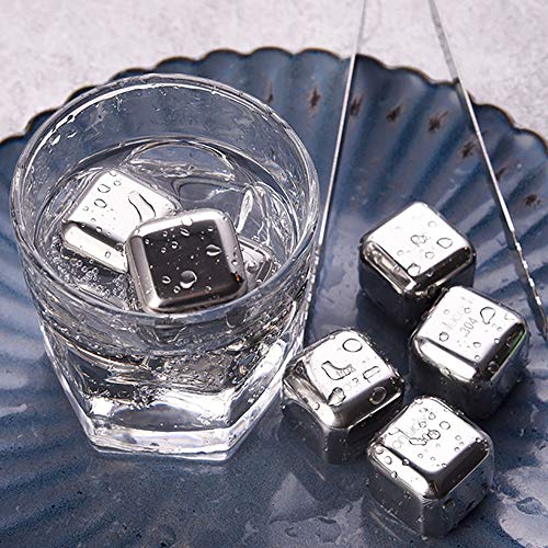 Jyongmer 4 Pack 8.6" Ice Scoops with 2 Pack 5.3" Ice Tongsm, Stainless Steel Scoops and Tongs, Metal Sweet Candy Buffet Set, Bath Scoops Food Sugar Scoop for Tea Coffee Kitchen Wedding Bar Party - Thumbnail 4