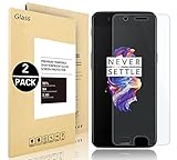 Oneplus 5 Screen Protector, Vigeer [ 2 Pack ] [0.3mm, 2.5D] [Bubble-Free] [9H Hardness] [Easy Installation] [HD Clear] Tempered Glass Screen Protector for Oneplus 5