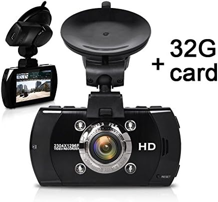 Car Dash Cam, [UPGRADED] SEYDI S4 FHD Car Dashboard Camera Cam Rcorder with 32G Card DVR 1296P Ambarella A7 LA70 with 170 Wide Angle Dashboard GPS G-Sensor WDR Superior Night Vision WDR Loop Recording
