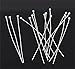Bingcute 500Pcs Silver Plated Ball Head Pins Findings Jewelry Making 1.5-Inch/35mm