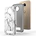 Moto Z Play Case, Moto Z Play Droid Case, TownShop Marble Pattern Design Hard Impact Dual Layer Shockproof Bumper Case for Motorola Moto Z Play/Motorola Moto Z Play Droid