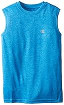 Champion  Big Boys' Performance Muscle Tank , Blue Sapphire Heather, Medium