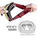 OutdoorMaster Ski Goggles PRO - Frameless, Interchangeable Lens 100% UV400 Protection Snow Goggles for Men & Women ( Red Frame VLT 15% Red Lens and Free Protective Case )