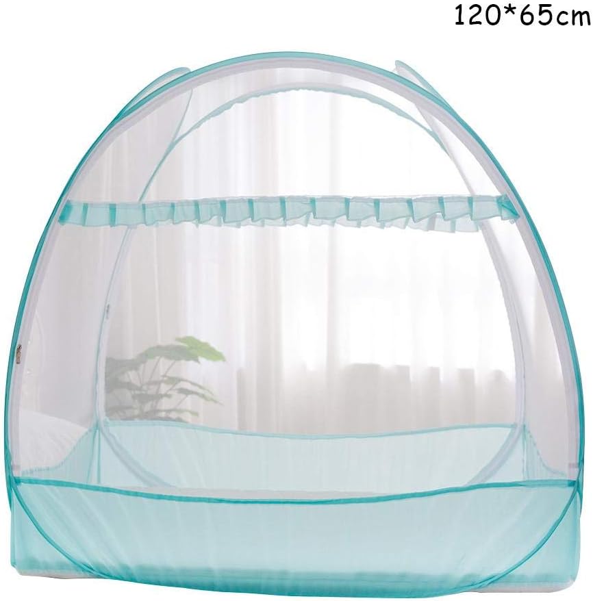 heresell mosquito net for bed baby Baby Crib Safety Net Pop Up Tent Yurt Free Installation Folding Mosquito Net 120cm60cm