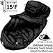 Hyke & Byke 650 Fill Power Down Sleeping Bag for Backpacking – Quandary 15 Degree F Ultralight, Ultra Compact Down Filled 3 Season Men’s and Women’s Lightweight Mummy Bags