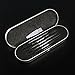 6PCS Ear Pick Earwax Removal Kit, Geengle Ear Care Set, Premium Stainless Steel Ear Curette with Storage Box, a Cleaning Brush Included