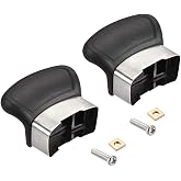 HUAZEXINX 2 Pcs Pot Handles Replacement, Side Handle for Single-Hole Pots | Pot Short Side Handles with Screws, Sauce Pot Panhandle For Pressure Pan, Type Cooker Steamer Heat resistant