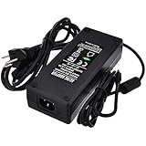 LEDwholesalers 12V 20A 240W AC/DC Power Adapter with 5.5x2.5mm DC Plug and 2.1mm Adapter, Black, 3262-12V