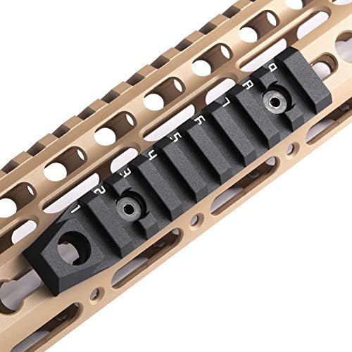 TuFok Mlok Picatinny Rail Section Picatinny Rail Adapter,Mlok Rail
