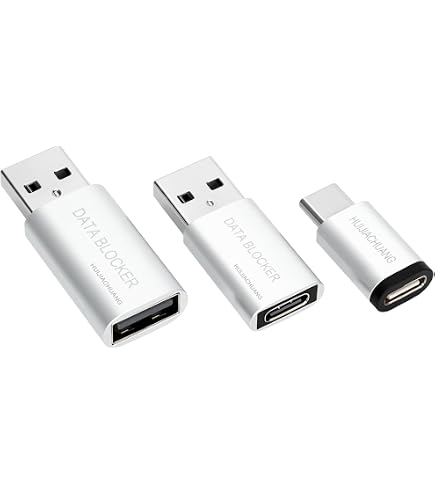 4-Pack USB C Data Blocker,Protection From Illegal Downloading