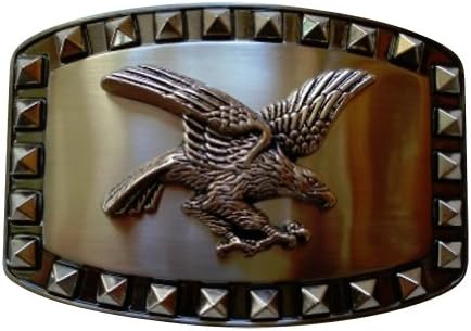 JK TradingMen's Western Eagle Belt Buckle