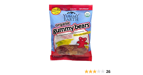 Yummy Earth gummy bears og 5oz (810165014138)