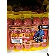 Earl Campbell's Red Hot Link Sausage 14 Oz (4 Pack)