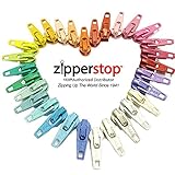 ZipperStop Wholesale - Zipper Repair Kit Solution #3 coil YKK brand slider use in sewing or jewelry -Choice of brights, neutrals, or mix (30pc Brights)