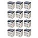 Power Sonic PS-1250 12V 5AH SLA Battery 12 Volt F2 Terminal - 12 Pack