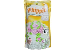 Whippit Classic Non-Dairy Cream Paste for Cake Decoration, White Frosting, Professional Baking, 1kg Package