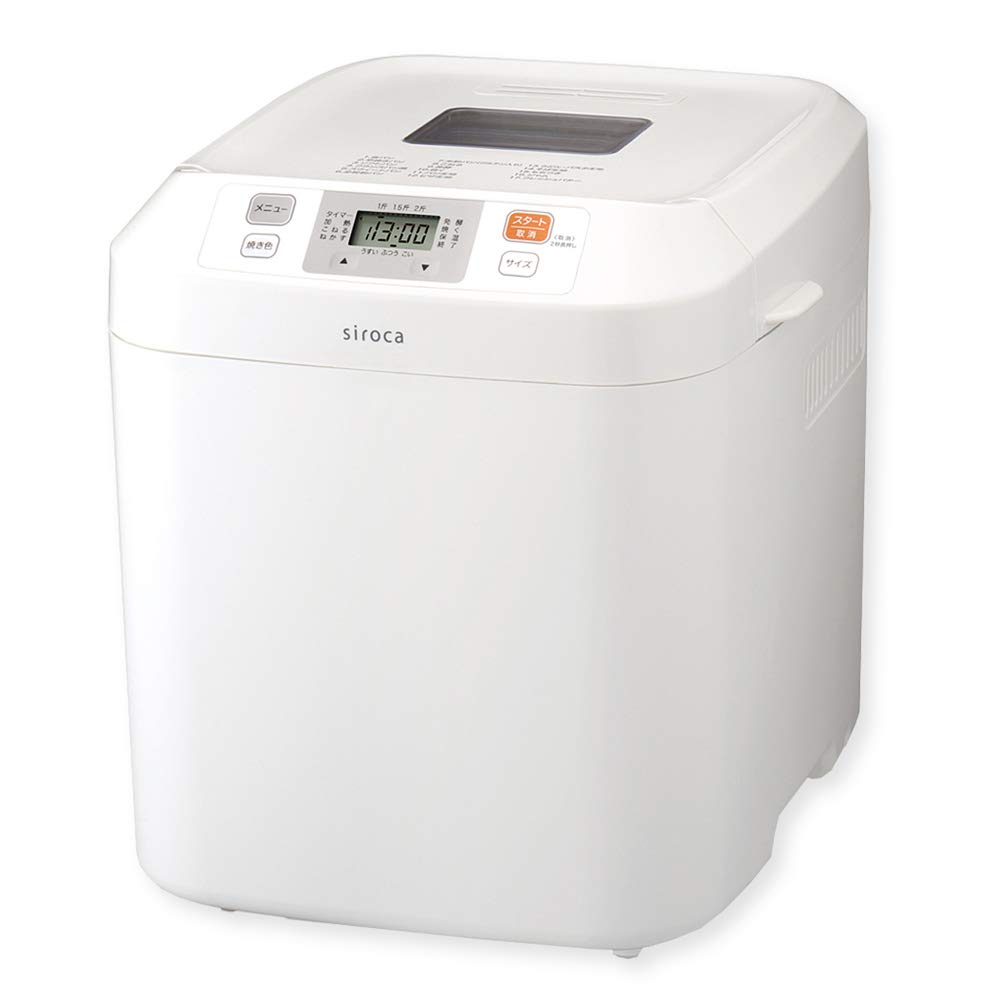 siroca 全自動ホームベーカリー SB-111[タイマー/最大2斤/ ジャム/バター/蕎麦/うどん/餅つき機]商品画像