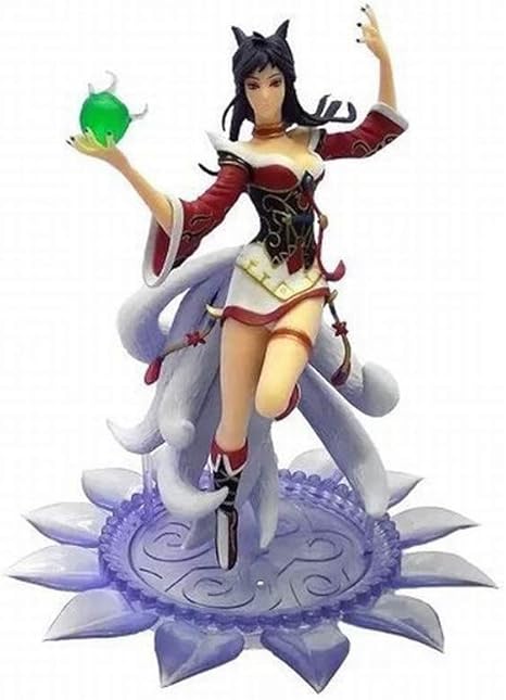 Amazon Co Jp Xlsm 彫像 リーグ オブ レジェンズlolゲームアニメキャラクターモデル九尾狐置物像玩具お土産ギフトコレクション工芸品装飾品ホリデーギフト22センチ ホーム キッチン