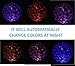 Solar Colorful Flower Petal Ball Light (#Blackm002P), Solar Power Multi-Color Color Changing LED Mosaic Glass Decorative Garden Yard Light Stake