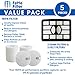 Fette Filter - Vacuum Filter Set Compatible with Shark Rotator Professional Lift-away NV500, NV501, NV502, NV505, NV510, NV552, UV560. Compare to # XHF500 & XFF500. (1 Hepa 2 Foam)