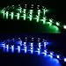 AVAWO LED TV Backlight Light Kit - Flexible 5050 RGB USB LED Strip Light with 5v USB Cable And Mini Controller For TV/PC/Laptop Background Lighting, Adhesive Light Strips