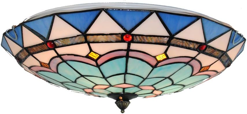 Amazon Com 15 74 Inch Tiffany Style Ceiling Light Kitchen Fixture