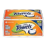 Member's Mark Super Premium, 2-Ply Paper Towels (15 Rolls, 146 Sheets per Roll) (1)