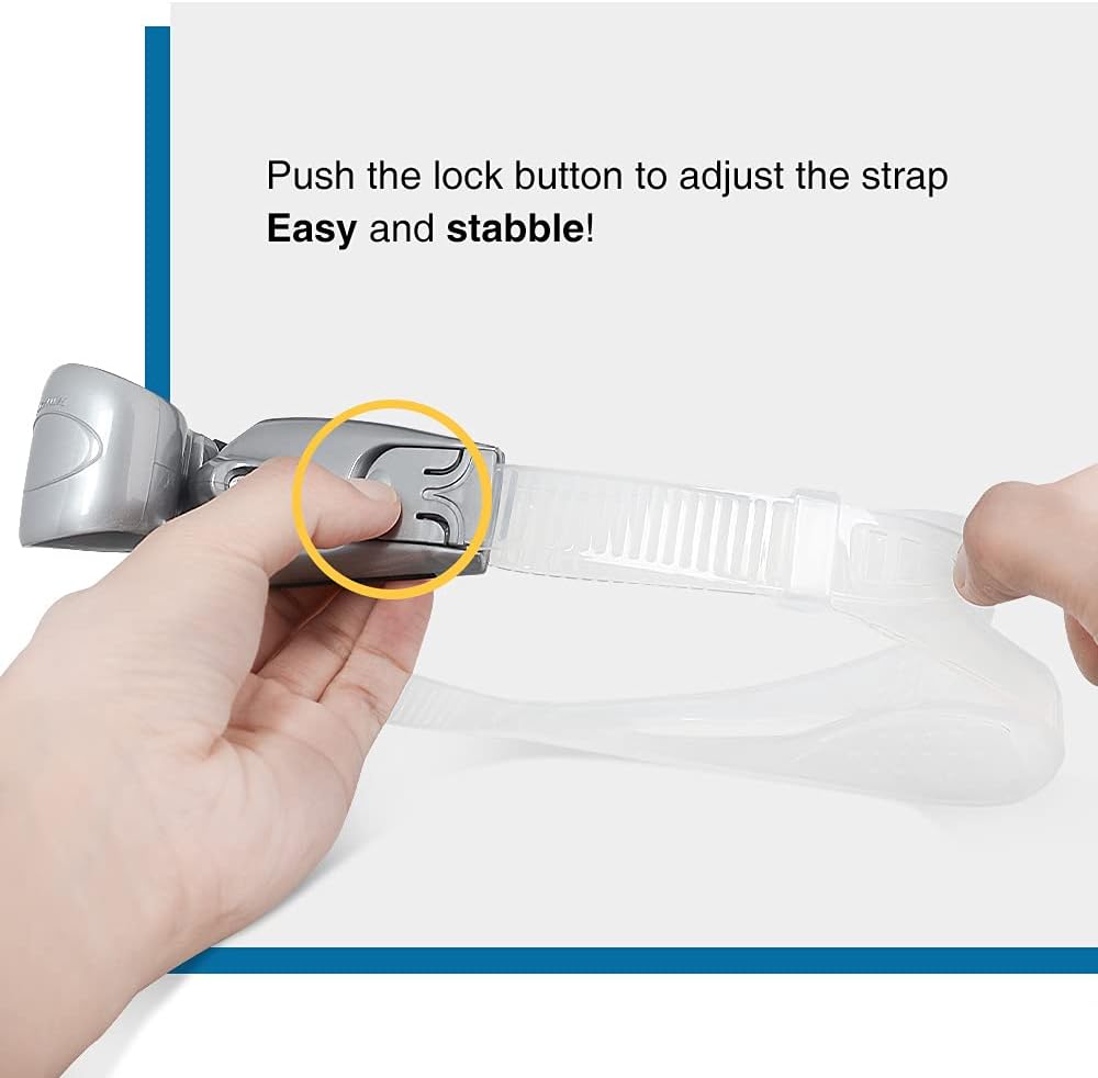 ZIONOR T1 Snorkel Lap Swimming Swimmer Training Diving Snorkeling Comfortable Mouthpiece One-Way Purge Valve for Pool Open Water - White : Sports & Outdoors
