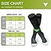 Compression Socks for Men & Women(3 Pairs),15-20mmHg is Best Stockings for Running,Nurses,Athletic,Medical,Pregnancy,Travel-Boost Performance,Blood Circulation&Recover(Multicoloured 10,Large/X-Large)