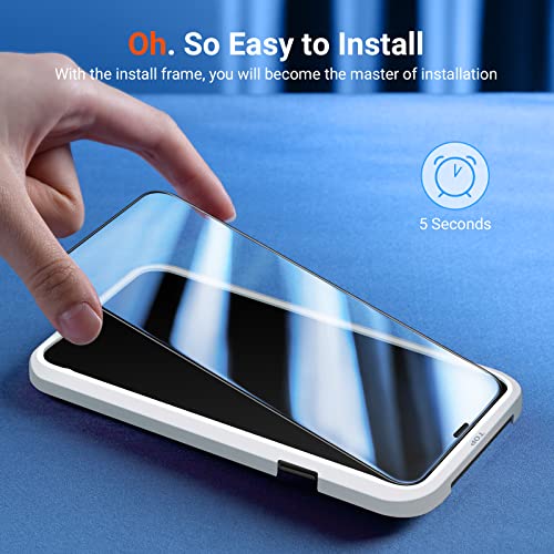 TORRAS Diamond Screen Protector for iPhone 12 Pro Max Tempered Glass