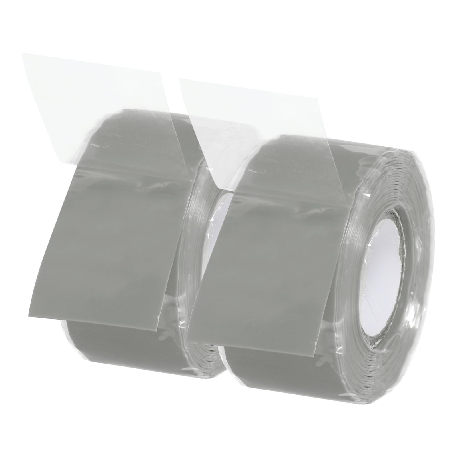 PATIKIL Grip Tape for Handles 1" x10ft, 2 Roll Self-Fusing Silicone Tape for Bike Handles Pull Up Bars Gym Equipment Plumb/Hose/Pipe Leaks Emergency, Grey