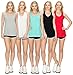 EttelLut - Women's Loose Fit Flowy Tank Tops - Cool Relaxed Regular and Plus Size - Ideal for Workout, Yoga, Running, Working Out at The Gym and Lounging Around - Black X-Large