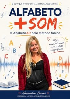 Livro ALFABETO+SOM: = AlfabetizAR pelo método fônico