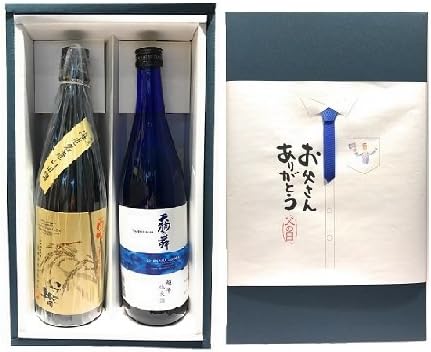 Amazon Co Jp 父の日 日本酒ギフト お父さんありがとう 超辛口 純米酒 飲み比べセット ７２０ｍｌ ２本 天狗舞 超辛純米酒 いづみ橋 恵 海老名耕地 純米酒 ギフト箱入り 食品 飲料 お酒