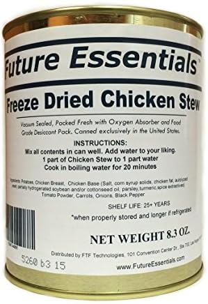 Future Essentials Freeze Dried Chicken Stew (#2.5 Can)