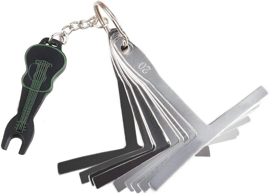 Mr.Power Guitar Tools Include 9 Understring Radius Gauge Set + 32 Blades Feeler Gauge + Guitar Pin Pull Luthier Tools - Image 3