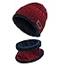 VBIGER Kids Winter Hat and Scarf Set 2-Pieces Warm Knit Beanie Cap and Scarf